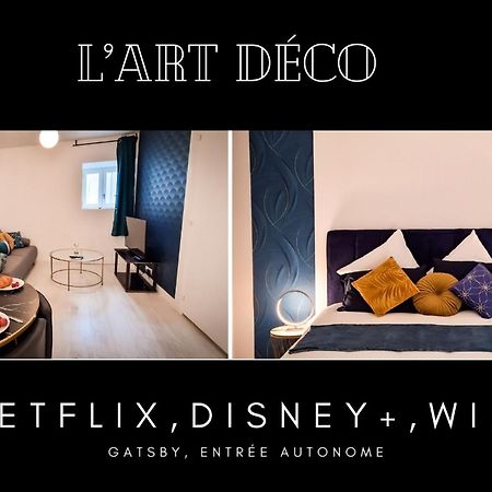 L'Art Deco 3 Etoiles Wifi, Netflix, Disney, Coeur De Bastide Villefranche-de-Rouergue Εξωτερικό φωτογραφία